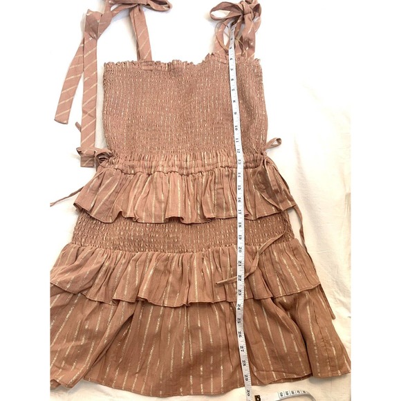 NWT House of harlow 1960 mini dress Brown Size small - Picture 5 of 8